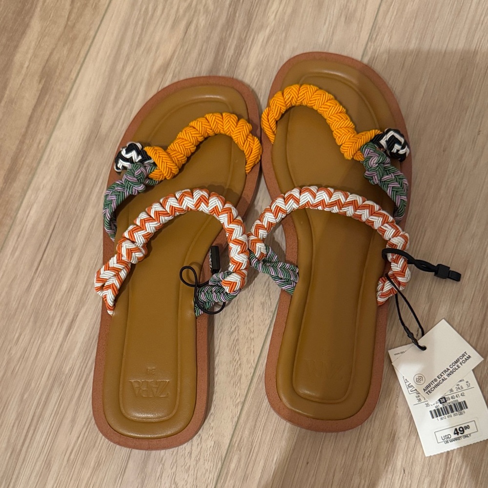 NWT Zara Sandals size 38 (8)